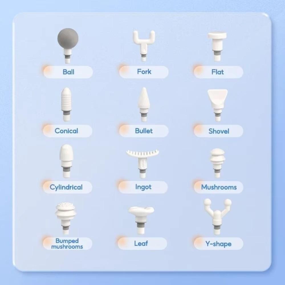 32 Speeds Fascia Massager LCD Display Body Massager Portable Muscle Relaxation Tool  Office