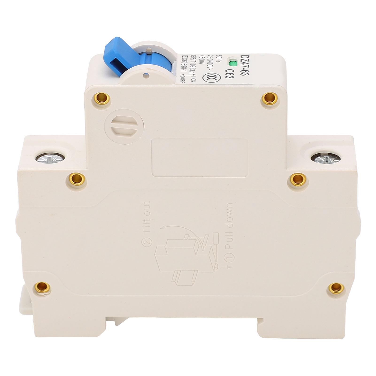 

Автоматичний вимикач мініатюрний 1P 4500А Здатність до вимкнення Вогнестійкий Монтаж на DIN-рейку