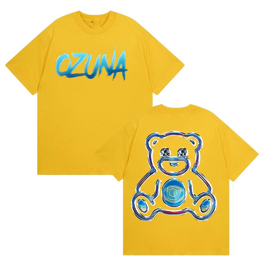 Rapper Ozuna Album 2025 Merch T Shirts Men's Women Fashion Retro O-Neck High Quality T-Shirt Casual 100% Cotton Oversized Tshirt