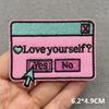 Cartoon Letter Patch Iron On Patches For Clothes Animal Embroidered Patches Funny Embroiderey Patch For Clothing Sewing Stickers