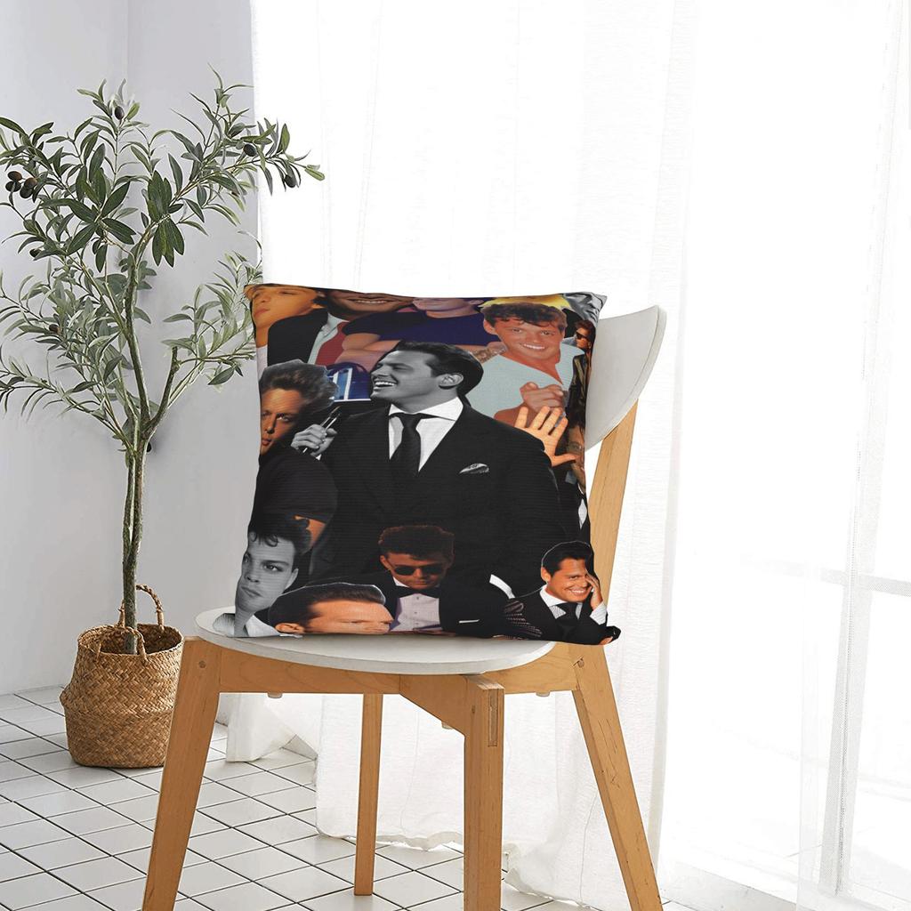 Pillow Cover Singer L-Luis M-Miguel  Cute Funny Pillow Case For Sofa Home Decoration Pillowcases
