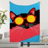 Blanket Throw Super Cosy Cool Plush Living Room Sofa Cat Art Couch Childish Birthday Gifts