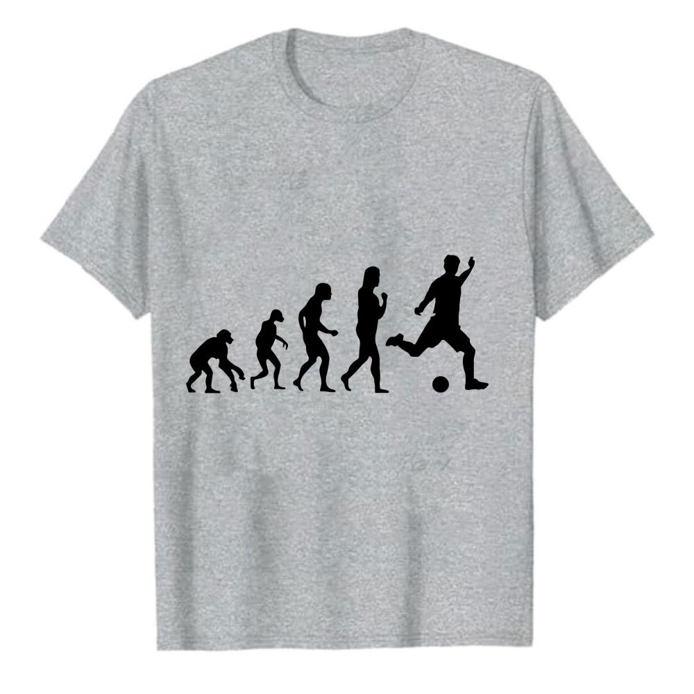 Theory of HuUnisex Evolution Soccer Evolution TShirt Unisexs Evolution of Fishing Tee Angler FisherUnisex Graphic Shirt Humor Sports