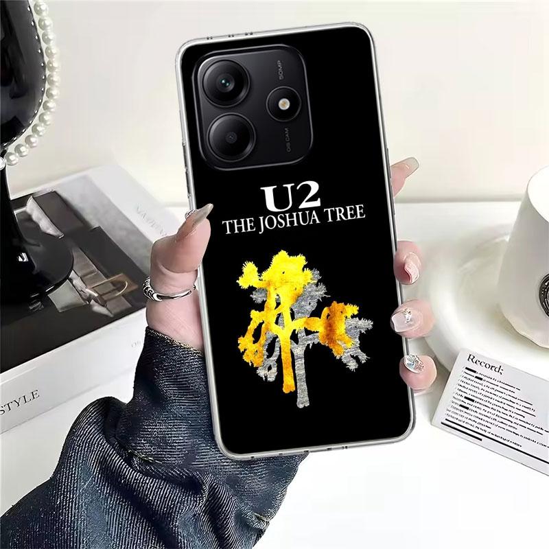 Band U-U2 Rock Soft Phone Case For Xiaomi Redmi Note 15 14 14S 13 12 Pro Plus 12S 11 11S 11E 10 10S 11T 5G Fundas Coque Redmi No