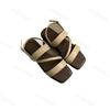 Fashion Roman Style Retro Open Toes Casual Flat Sandals for Women Summer 2025 Comfortable Versatile Back Strap Fashion Beach Cool Shoes