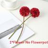 Floral Fake Ball Chrysanthemum Silk Flower For Party Decor And Props Photography