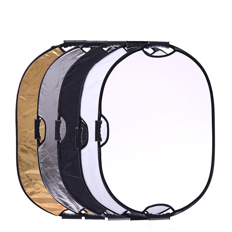 OLOEY Handheld 5-in-1 Oval Photography Reflector