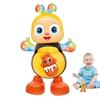 Electric Dancing Bee Electric Toys Musical Toys Interactive Toys Singing Animal with Lights & Music Cartoon Bee Educational Toys
