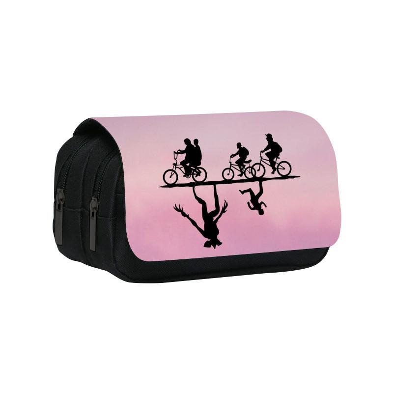 Dvouvrstvý penál Stranger Things s velkou kapacitou pro studenty a do kanceláře