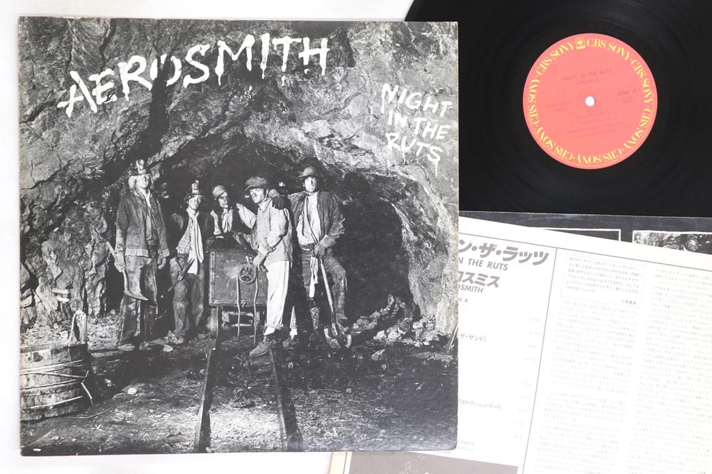 LP Record AEROSMITH - Night In The Ruts 25AP1601 CBS SONY 1979 Japan Rock Used