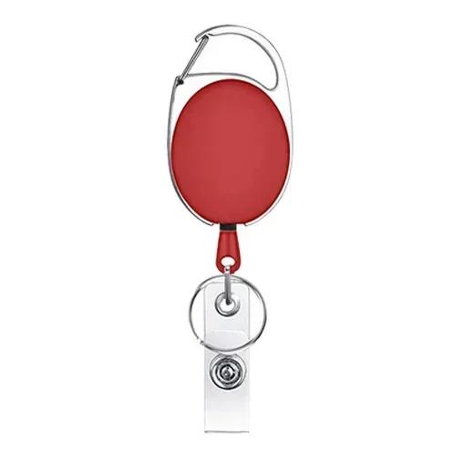 Transparent Cards Slots ID Tag Badge Holder with Badge Reel Cards Storage Organizer Employee Pass Work Card Case Sleeve