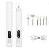 Professional Electric Nail Drill 25000 RPM Cordless - Portable Nail Art Grinder Machine with 6PCS Bits for Home & Salon Use