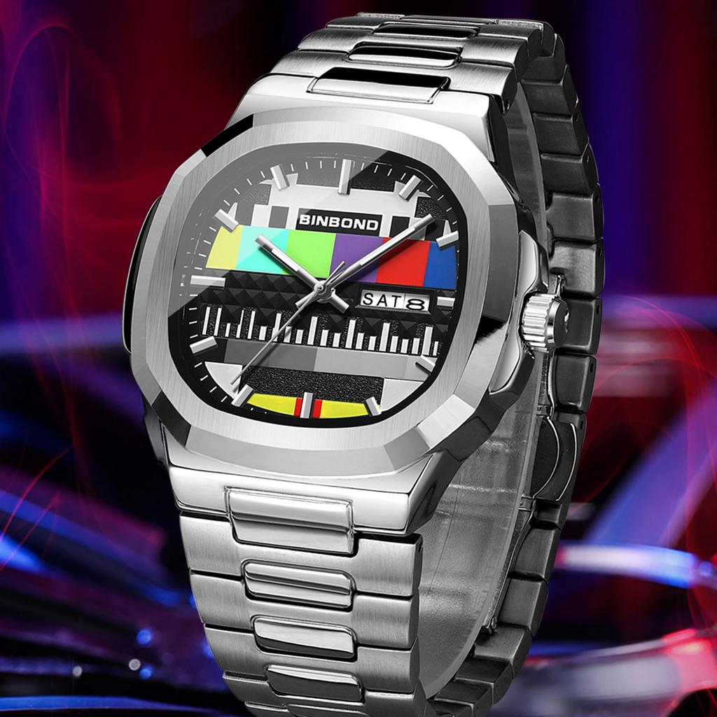 Business Watches Men Fashion Original Retro Design Quartz Wristwatch Man With Calendar Week