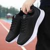 PU Leather Running Shoes Men's Casual Sneakers Fitness Trainers Waterproof Sports Shoes Soft Sole Sneakers