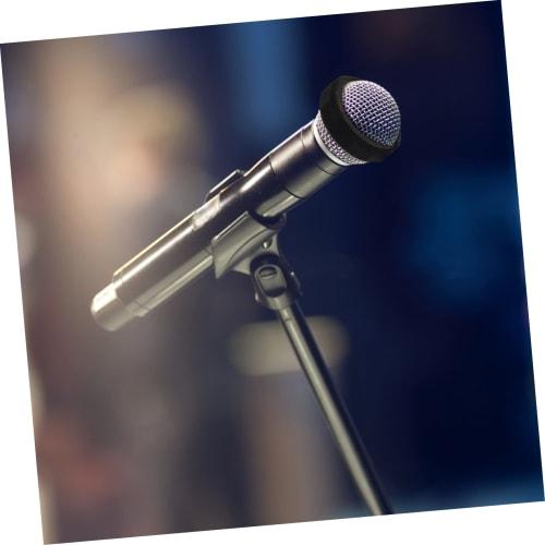 ERINGOGO 6-Piece Silicone Anti-Slip Ring for Microphone, Anti-Rolling Microphone Protection