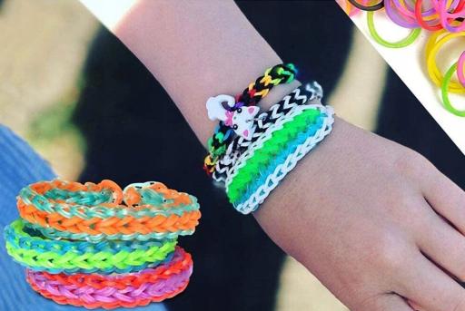 Set of Rubber Bands for Making Bracelets Jewelry Fun Crafts for Children XL