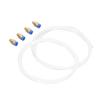 Pneumatic PTFE Tubing Kit with Brass PC4 M6 Pneumatic Straight Connector for 3D Printer