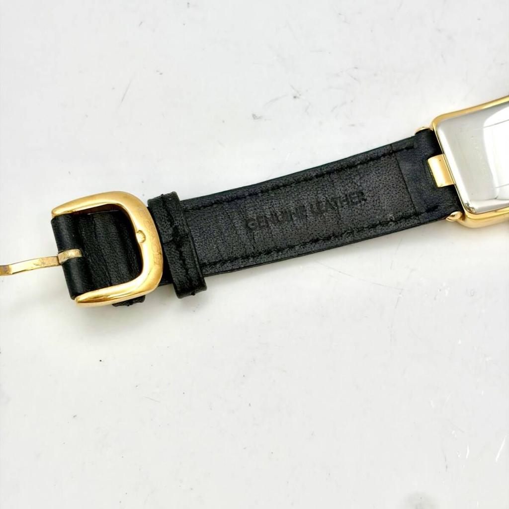 Used [New Battery] COACH Women's Watch Gold W001 5.329.323 Genuine Belt