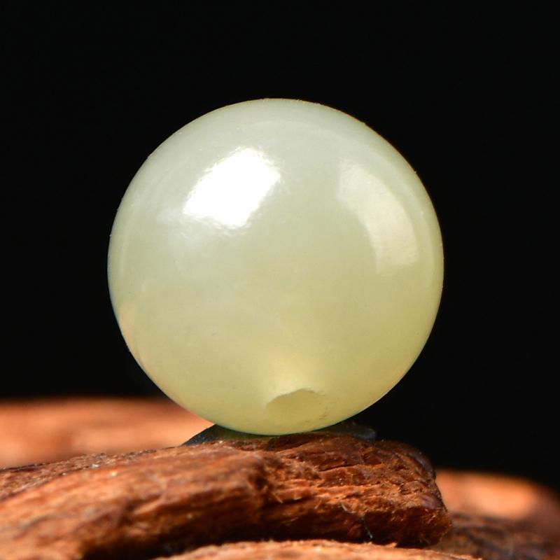 Hetian Chalcedon Qingbai Jade Perlen für DIY Schmuckzubehör
