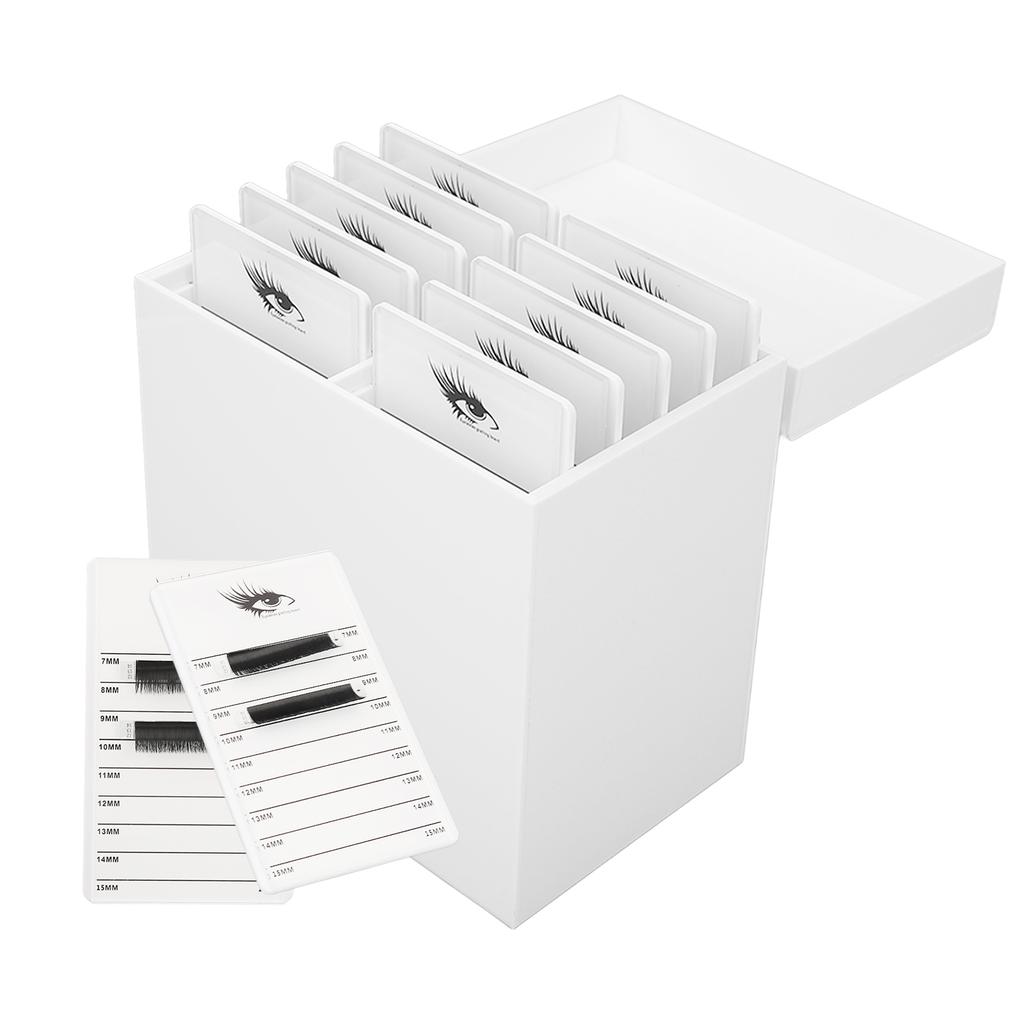 Acrylic Eyelash Storage Box 10 Layers Ultraviolet Light Cleaning Dustproof False Lash Storage