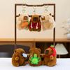 Capybara Toy Plush Keychain Accessory Figure Animal Pendant Decoration Gift