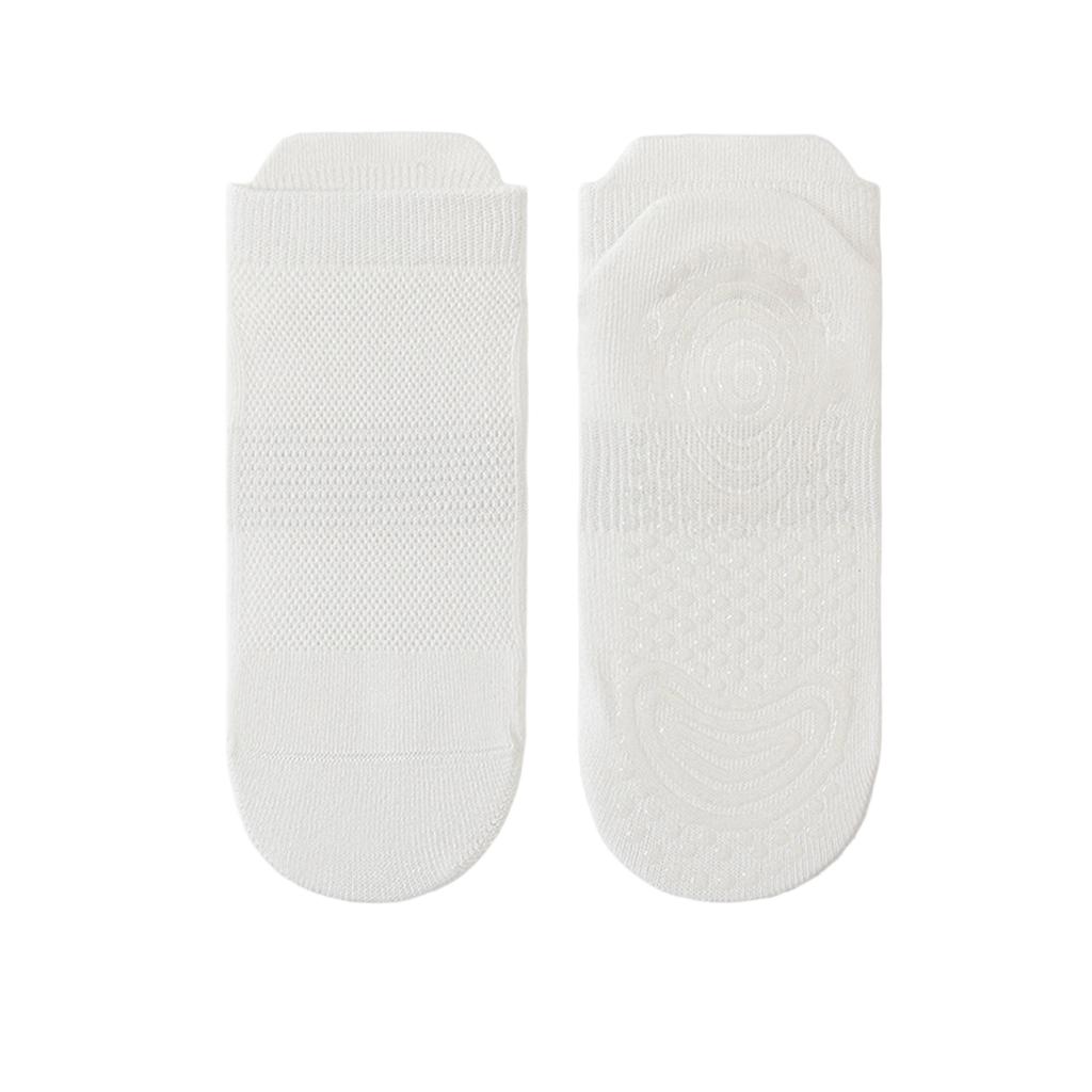 Women's Low Cut Non Slip Socks for Indoor Use Breathable Sweat Absorbent Yoga Socks with Grip Bottom for Exercise and Daily Wear