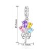 Natural Story S925 Tree of Life Dragonfly Charm Beads for DIY Bracelet Keychain Accessories