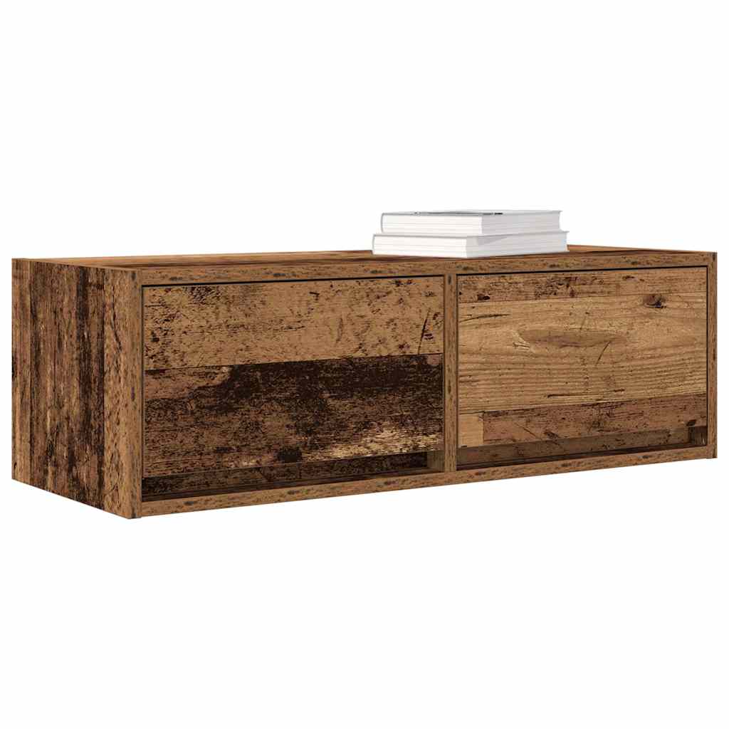 TV Cabinets 2 pcs Rustic Wood Look 80 x 31 x 25.5 cm Engineered Wood
