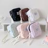 Polka Dot Sanitary Napkin Storage Bag Large Capacity Lipstick Key Portable Cosmetic Bag  Student