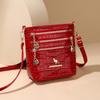 Urban Minimalist Retro Single Shoulder Bag, Casual Large Capacity Crossbody Small Square Bag