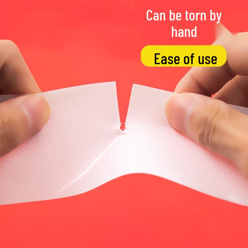 White High Viscosity Wear-Resistant Waterproof Cloth Tape, 5 Meters, for Carpet and Floor Splicing with Strong Adhesion.