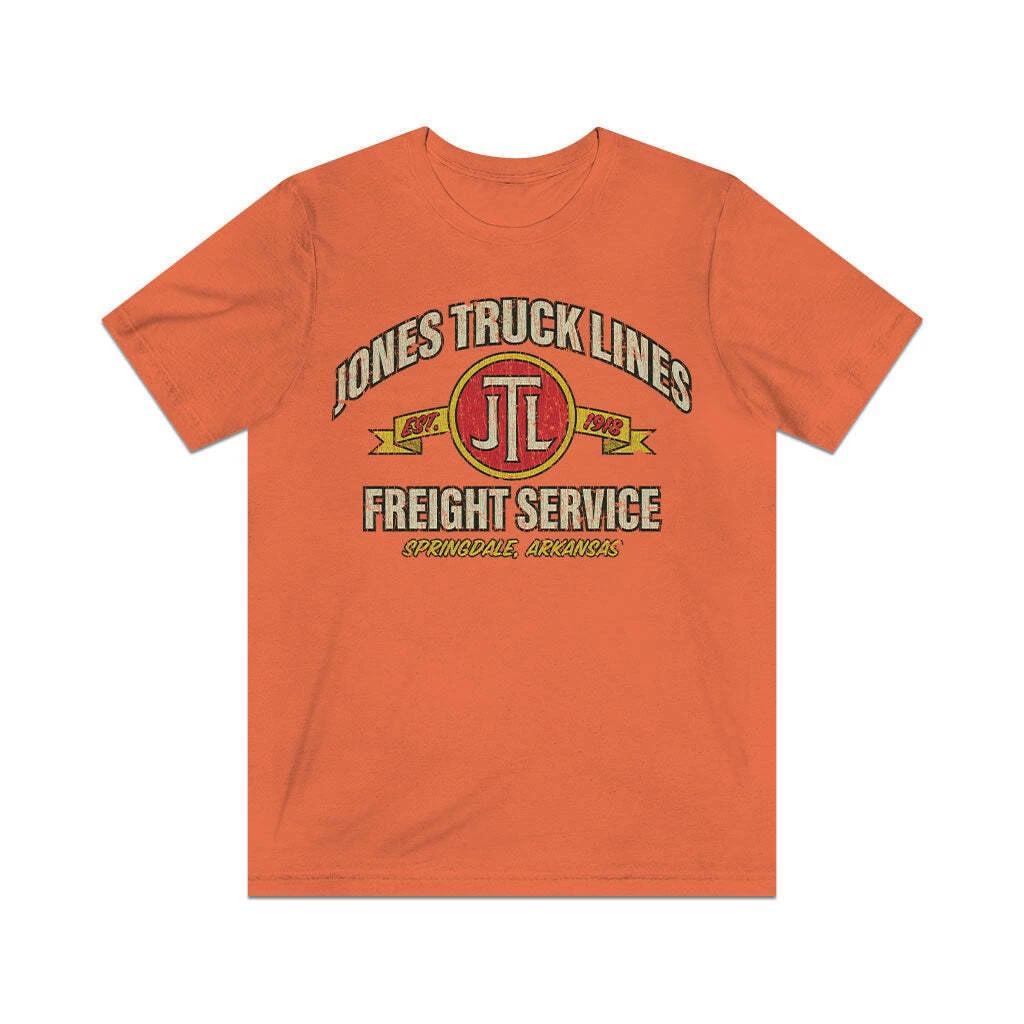 Jones Truck Lines Freight Service 1918 Vintage Men s T shirt S