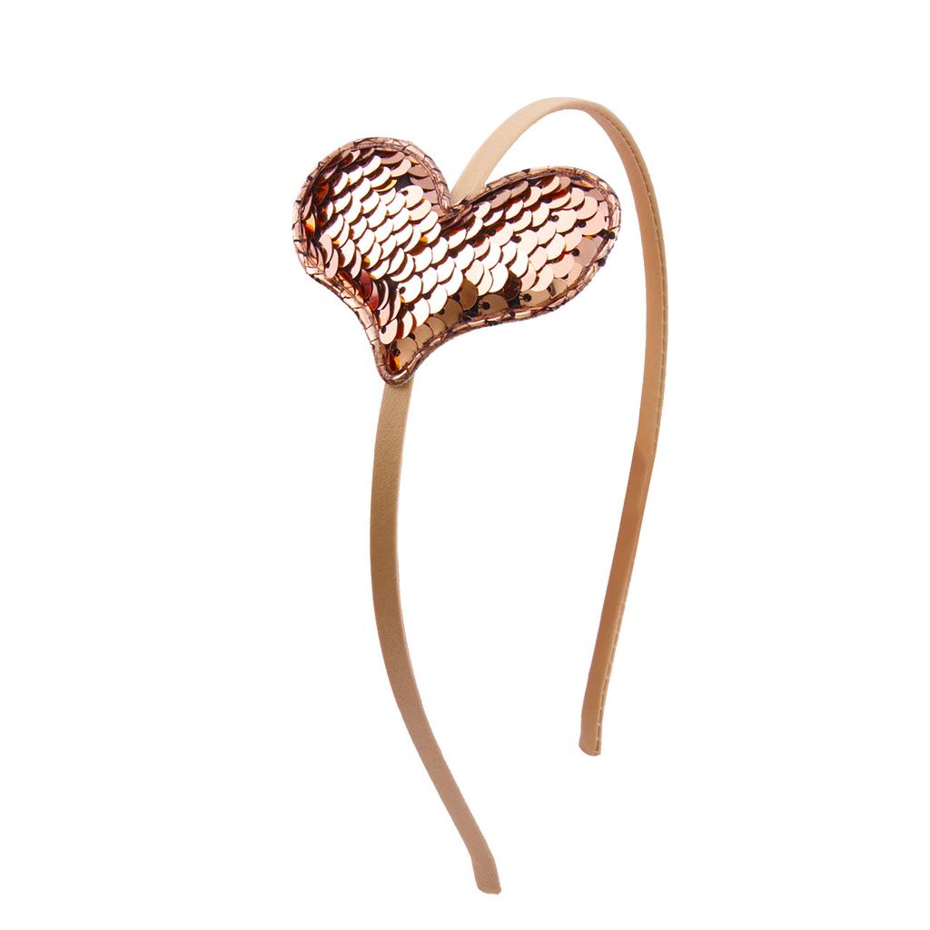 Bentiță Inimă pentru Fete Culoare Bomboană Paiete Bandă de Păr Crăciun Zi de Naștere Cadou Festival Set Accesorii Păr