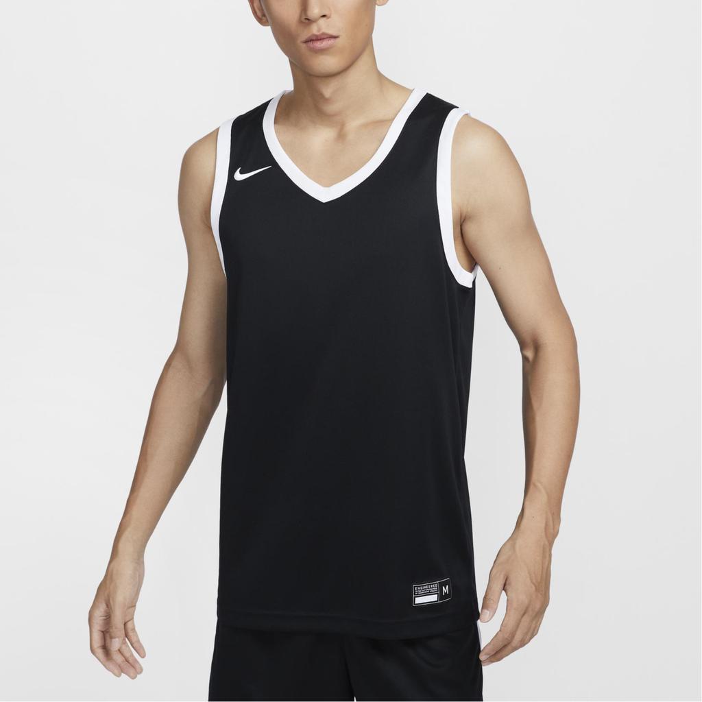 Nike Dri-Fit Crossover Comfortable Quick-Dry Casual Basketball Vest Men Tops Black White HF0500-010