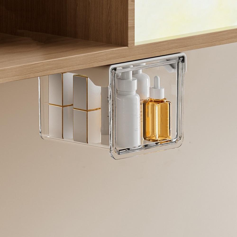 

Transparent Drawer Style Storage Box Plastic Qtip Holder Makeup Storage Container for Swabs Floss S