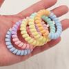 Frosted Color-Matching Telephone Line Hair Ring - Large Bracelet & Headband for Face Washing and Ponytails