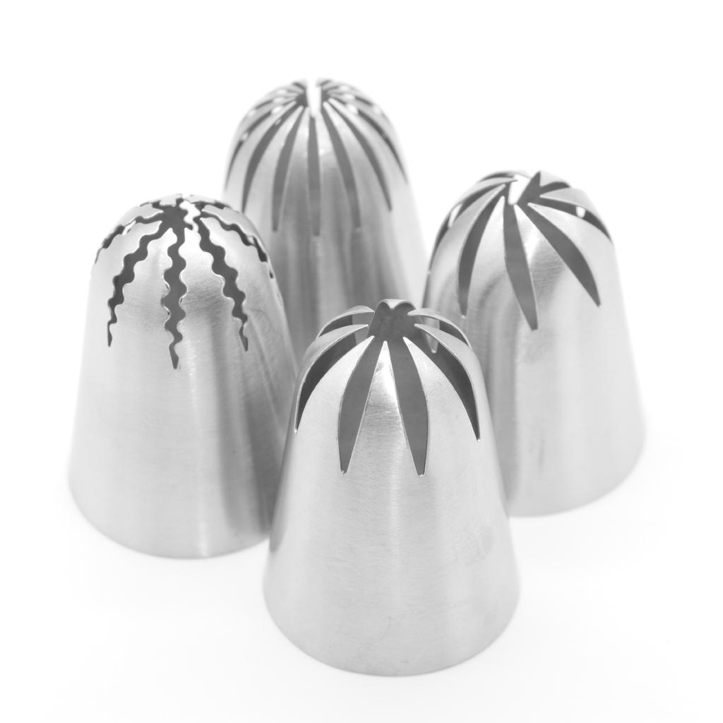 901 902 903 904 Large Close Star Piping Nozzle Stainless Steel Icing Tips for Cake Fondant Cupcake Decoration Baking Tool