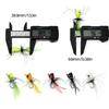 Fly Fishing Popper with Hook Fly Popper Lures for Trout Salmon Artificial Baits Popping Lure Topwater Fishing Lure