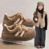 Girls' Sports Shoes Autumn and Winter 2025 New Children's Velvet Two Cotton Shoes Women's Treasure Winter Moral Training Shoes Boys' Casual Shoes