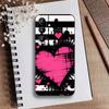 Y2k J-INS Graffiti Phone Case For Samsung Galaxy A73,A21s,A22,A31,A52,A53,A71,A41Soft Black Shell