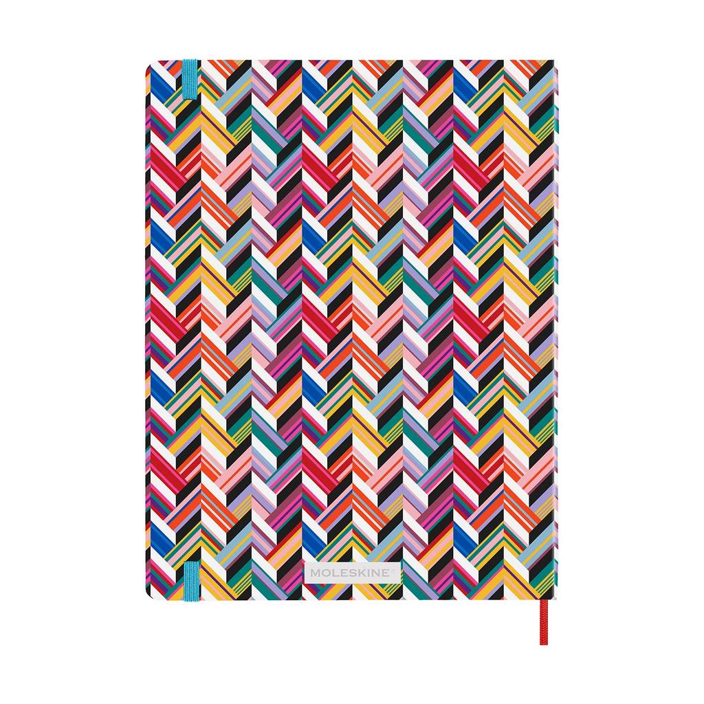 Moleskine Missoni Limited Edition Notebook, Hardcover, Large Size, Lined (Zigzag) SKQP090MISSZZ