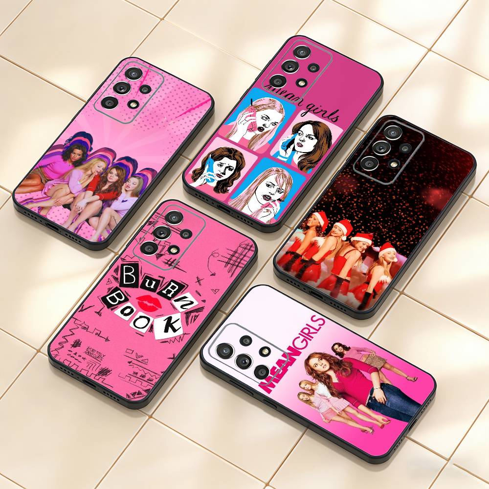 Movie M-Mean G-Girls Phone Case For Samsung S25,S24,S21,S22,S23,S30,Ultra,S20,Plus,Fe,Note,10,9,5G Black Cover