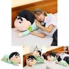 Crayon Shin Chan Sleeping Pose Plush Cartoon Soft Bed Decor Gift For Kids