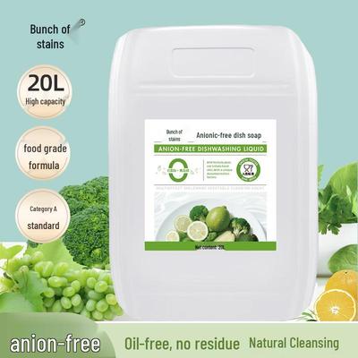 Liquide vaisselle personnalisé 20 kg sans anions, qualité alimentaire, pour la cuisine et les fruits et légumes