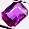 Emerald Cut Natural Glossy Rich Pink Sapphire 8-9 Ct Beautiful Gemstone