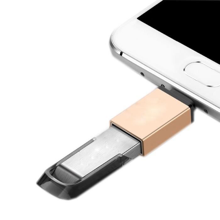 Usb C To Usb a Adapter - Aluminum - Otg - Usb 3.0 - Compatible Macbook Pro and Galaxy S8