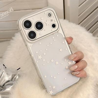White Star Phone Case for iPhone 16, iPhone 17, and iPhone 17 Pro Max