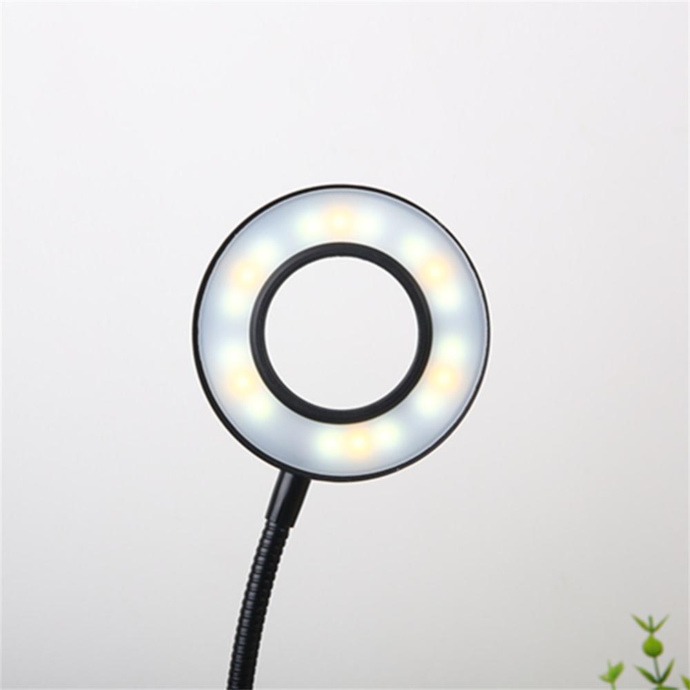 Modern Ring Style 3 Modes Dimmable Mini Beside Desk Lamp Flexible Arm Eye Protection Desk Lamp for Kid