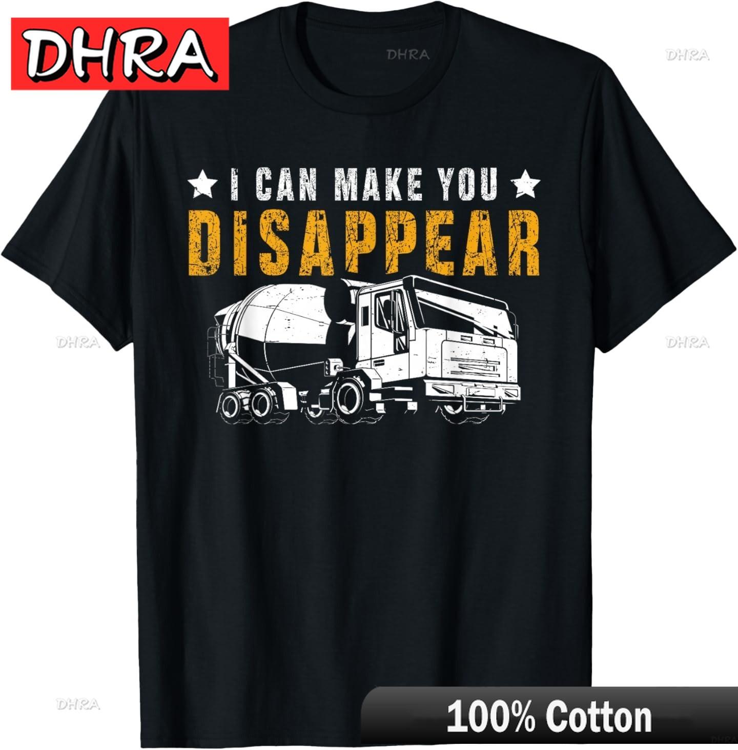 Я Могу Заставить Тебя Исчезнуть Бетономешалка Футболка Стильная Модная Уникальная Футболки для Лета Футболка Венгрия Девушка S