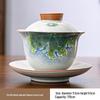 Shangqi Ge Ware Hand-Painted Ceramic Gaiwan